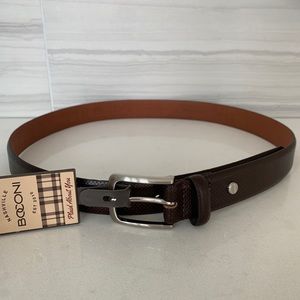 NEW!! BOCONI BROWN DRESS BELT